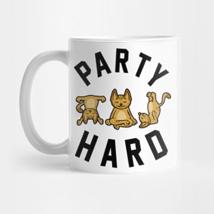 Party Hard Funny Yoga Mug